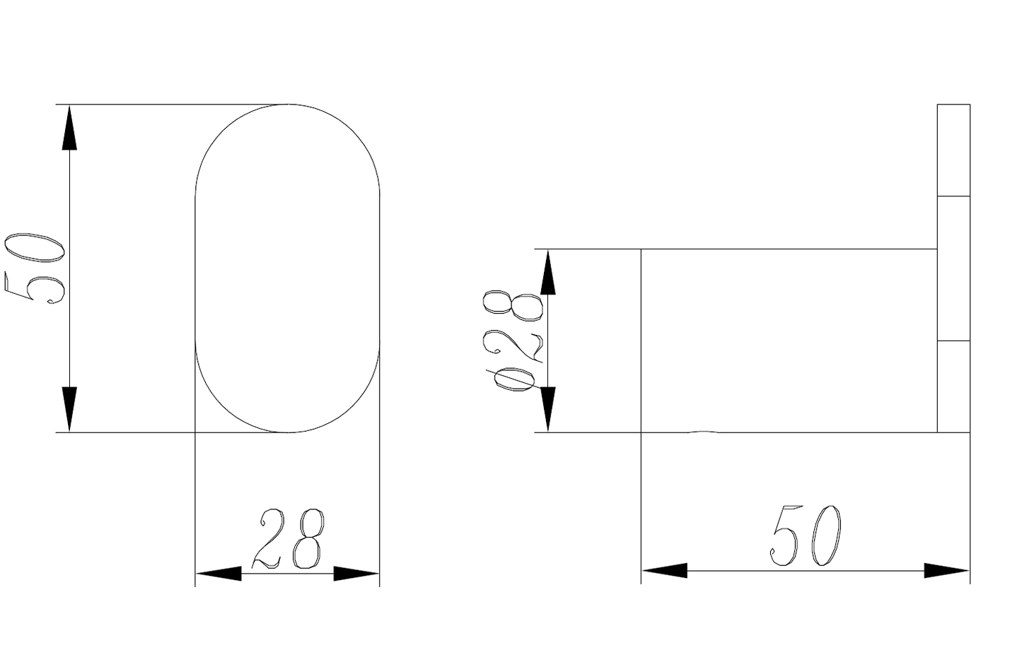 Bathroom Hook Gunmetal