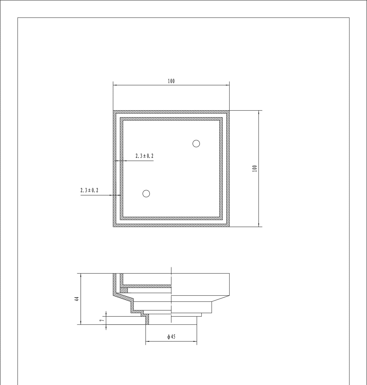 One Bathroom - Square Tile Insert Floor Waste Chrome