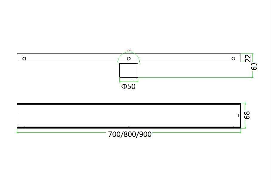 One Bathroom - Tile Insert Channel Grate Stainless Steel 700/800/900mm