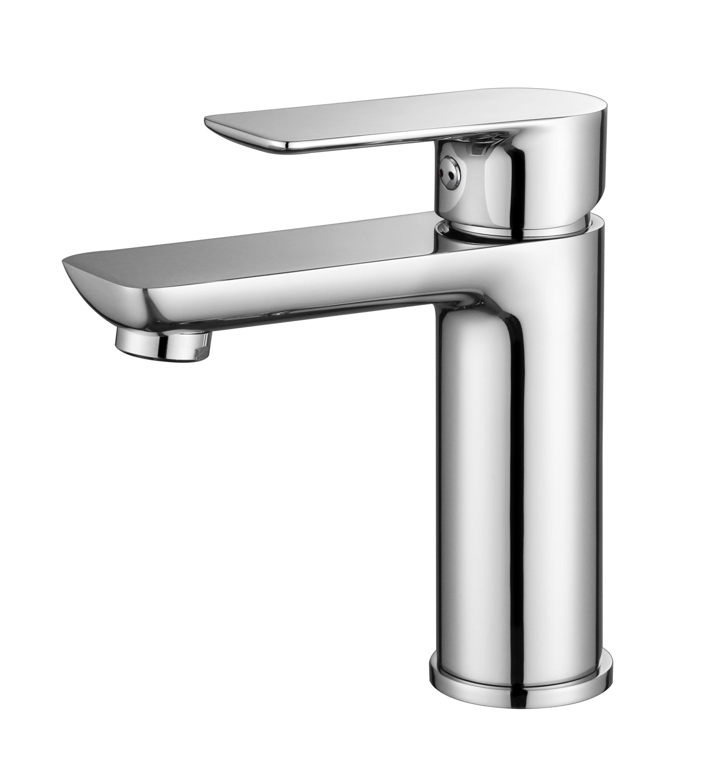 One Bathroom - BETA Round Short Basin Mixer Tap Chrome